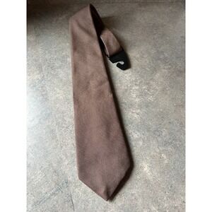 Vintage JCPenney Tie Brown 60s 70s Neck Tie Retro Classic NOS - Never Worn